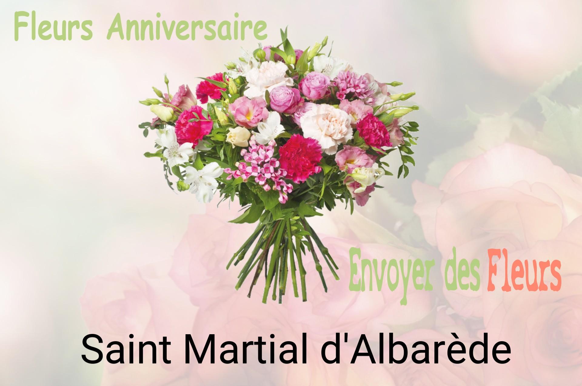 Bouquet de fleurs d’anniversaire livré à Saint-Martial-d'Albarède