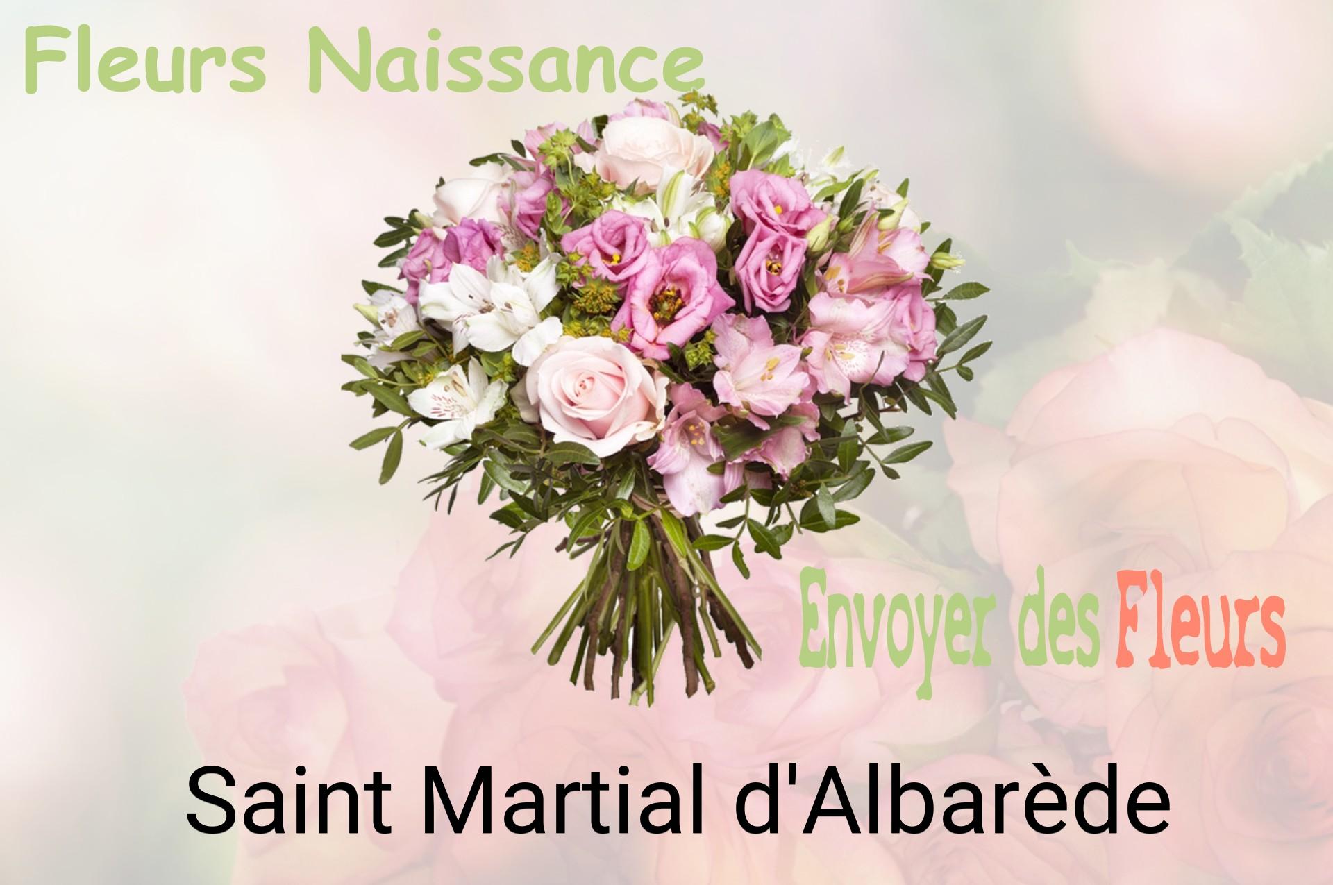 Bouquet de fleurs de naissance livré à Saint-Martial-d'Albarède